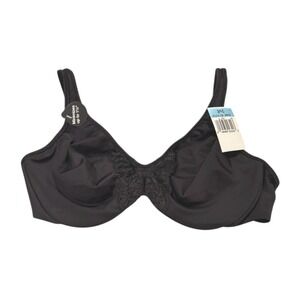 Bali Bra Minimizer 36C Black Style 36432 New Underwire Womens